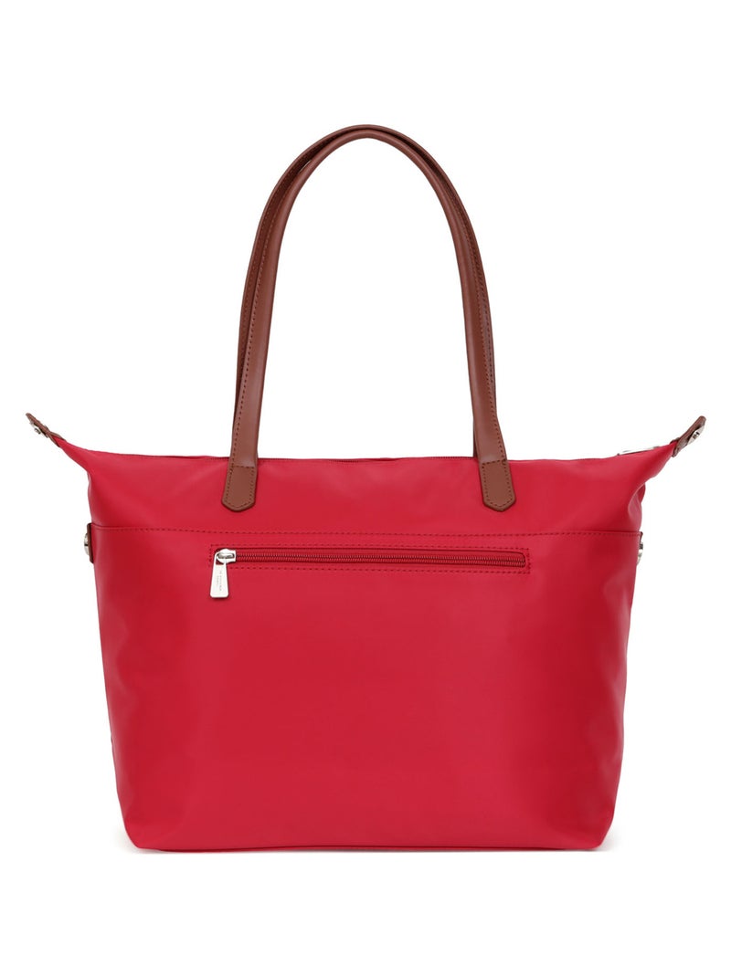 Sac cabas porté épaule  A4  Grand POP Rouge foncé - Kiabi