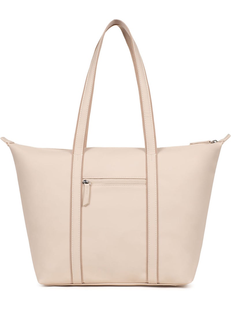 Sac cabas porté épaule  A4  Grand TARA Ivoire - Kiabi