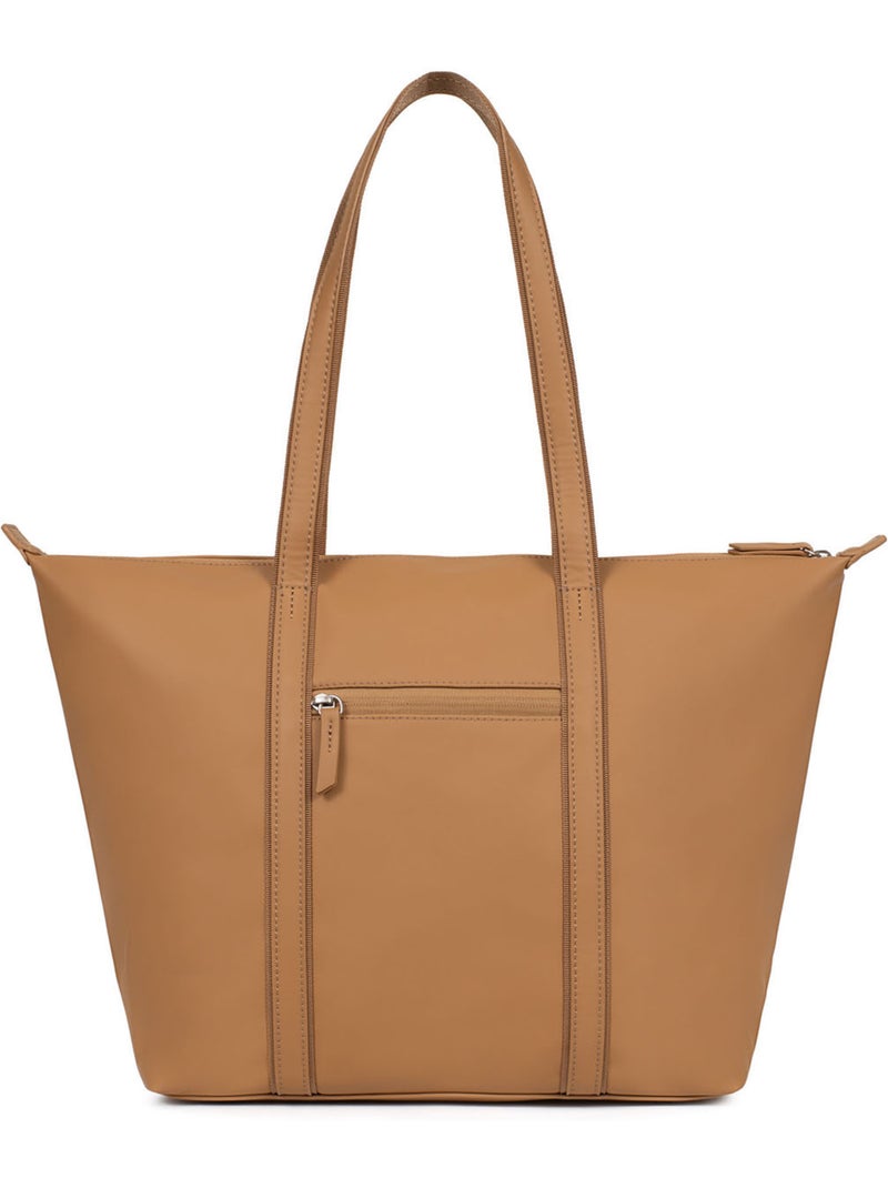 Sac cabas porté épaule  A4  Grand TARA Marron clair - Kiabi