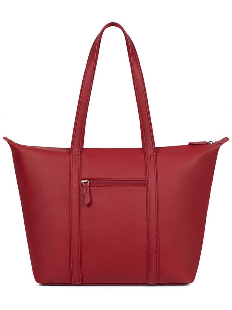 Sac cabas porté épaule  A4  Grand TARA Rouge foncé - Kiabi