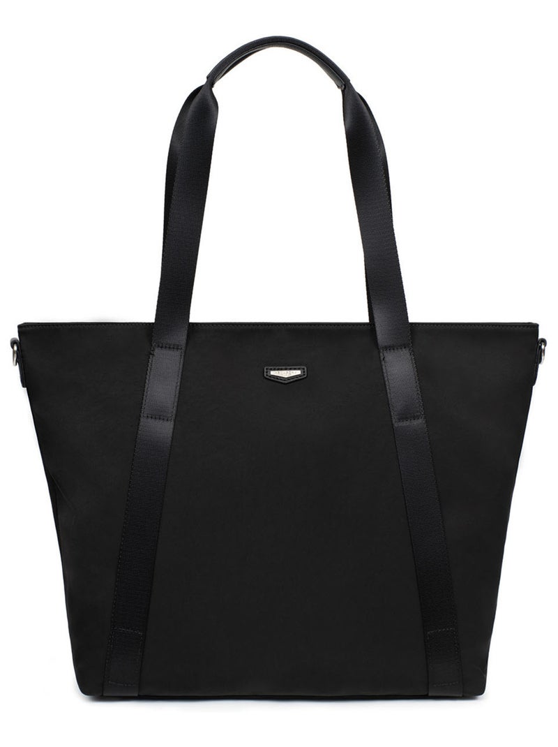 Sac cabas porté épaule  A4 JOY Noir - Kiabi
