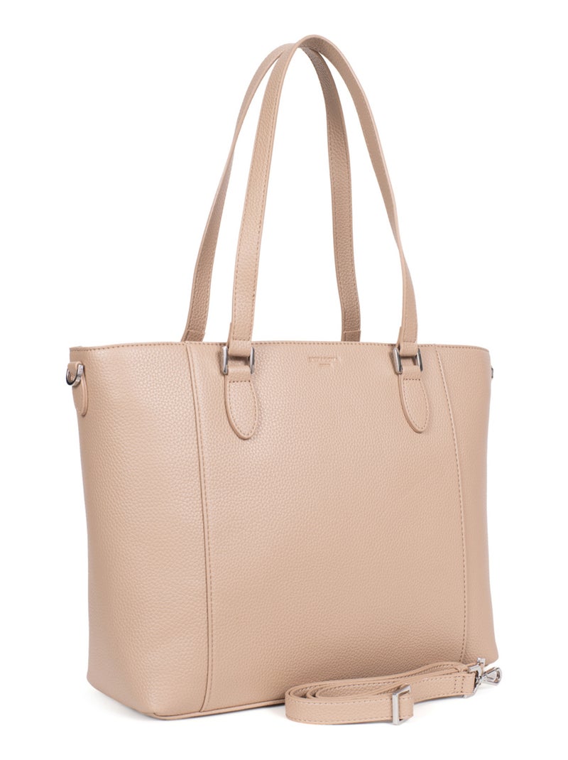 Sac cabas porté épaule  A4 MADRID Beige - Kiabi