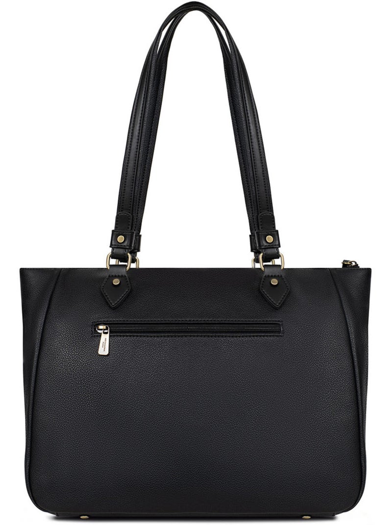 Sac cabas porté épaule  A4 RONDA Noir - Kiabi