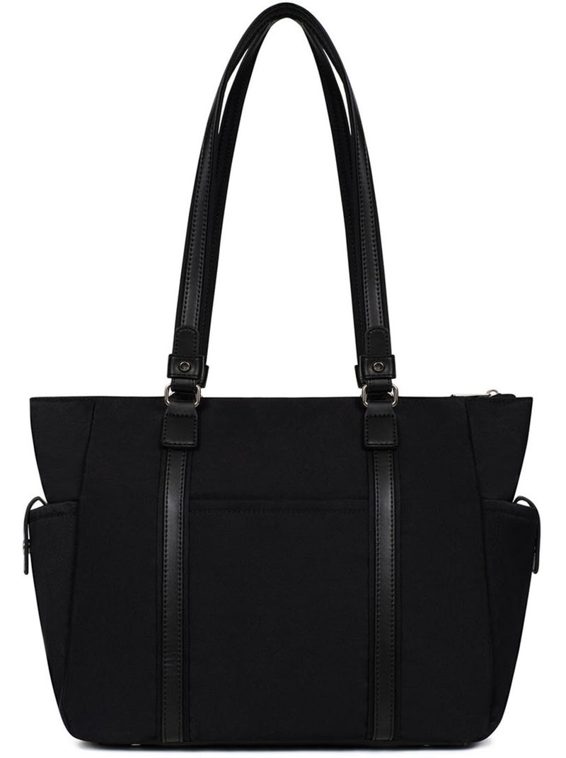 Sac cabas porté épaule  A4 YONA Noir - Kiabi