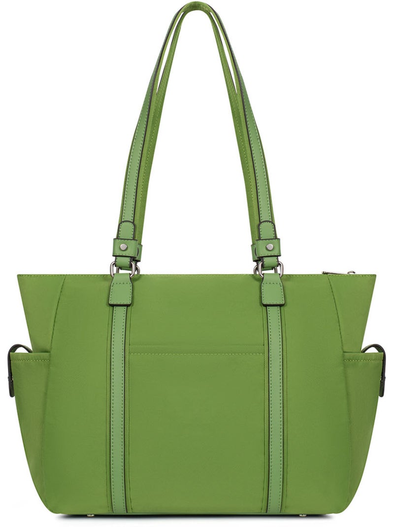 Sac cabas porté épaule  A4 YONA Vert - Kiabi