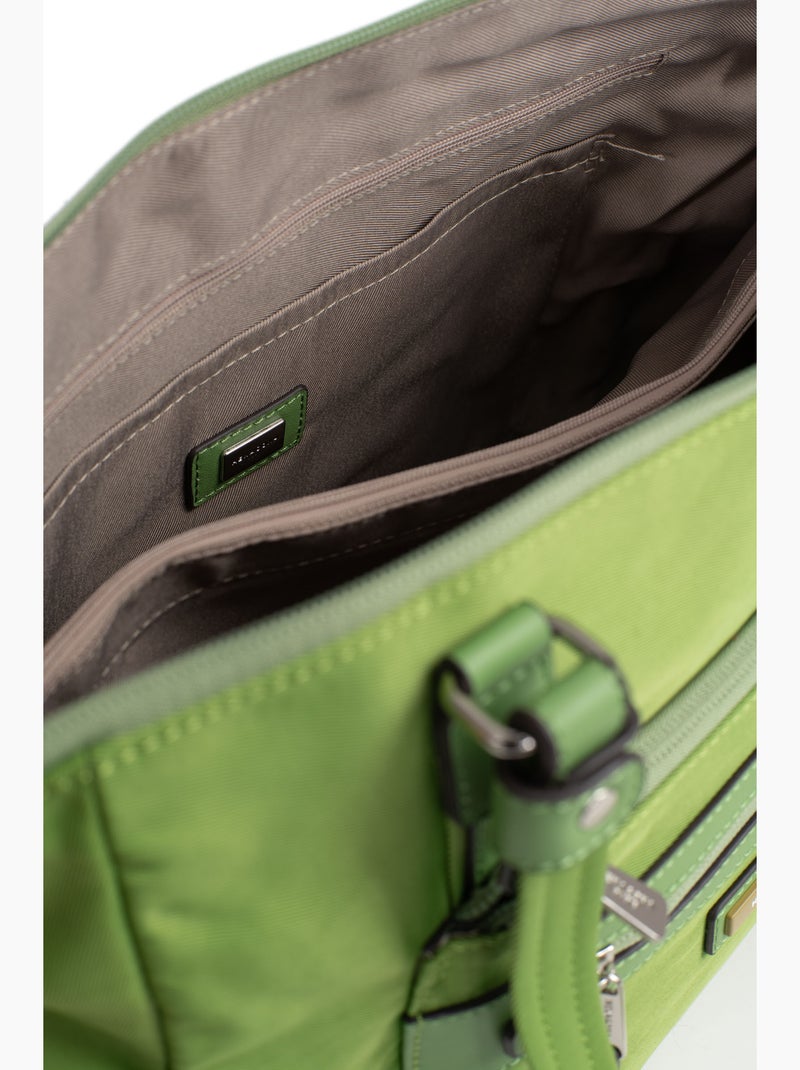 Sac cabas porté épaule  A4 YONA Vert - Kiabi