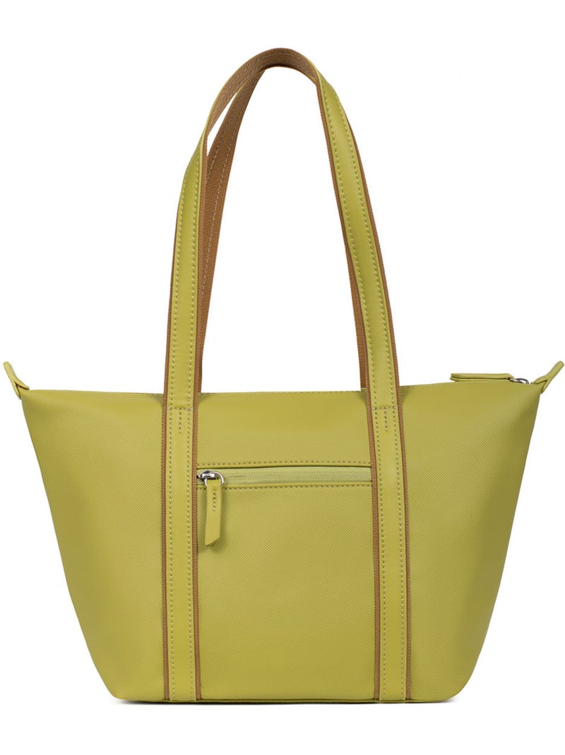 Sac cabas porté épaule  Moyen JOYCE Vert anis - Kiabi