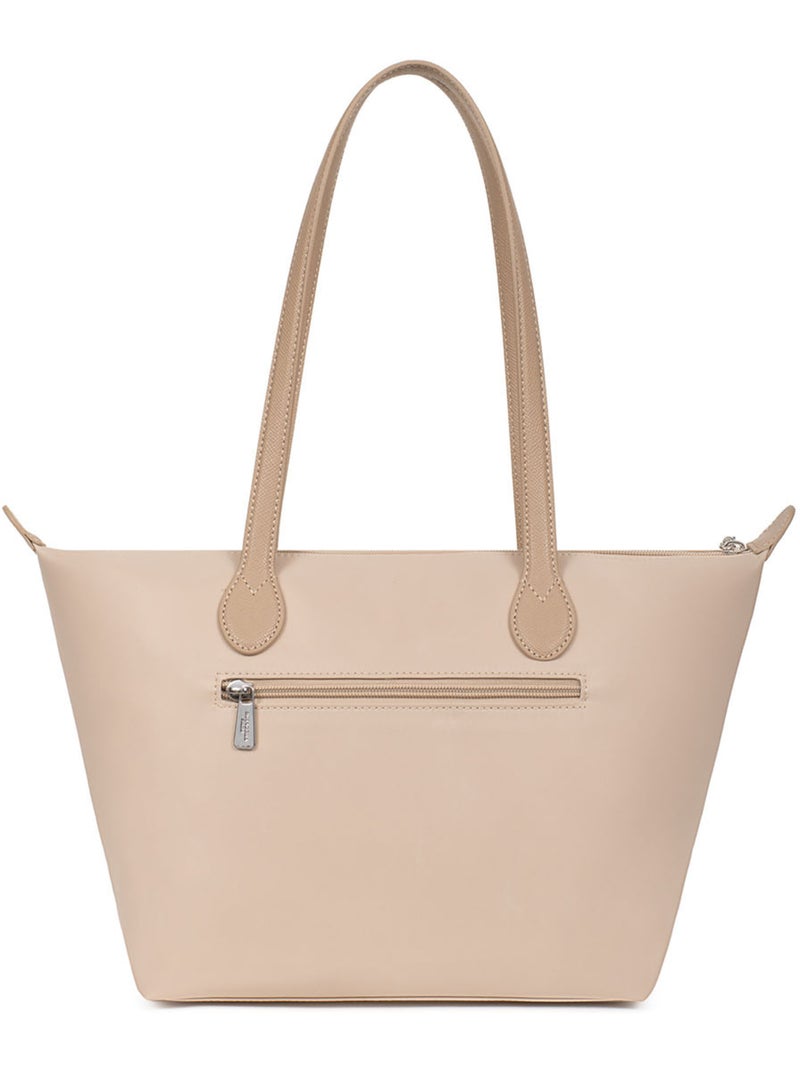 Sac cabas porté épaule  Moyen KIANA Beige sable - Kiabi