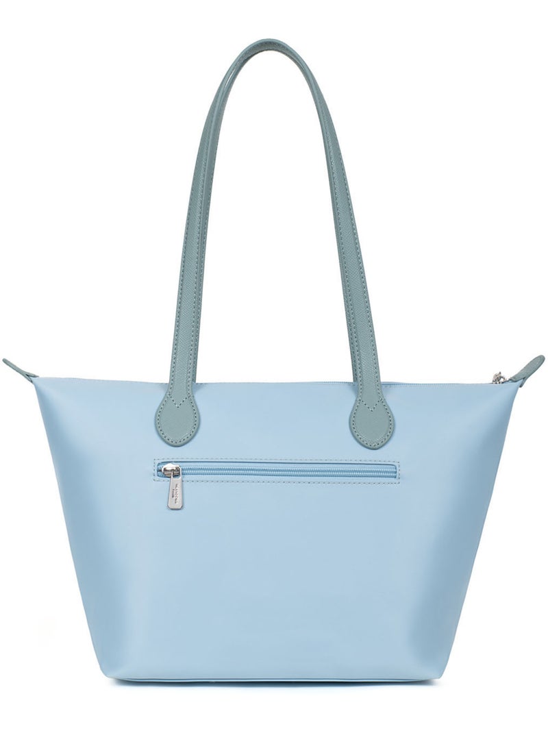 Sac cabas porté épaule  Moyen KIANA Bleu ciel - Kiabi