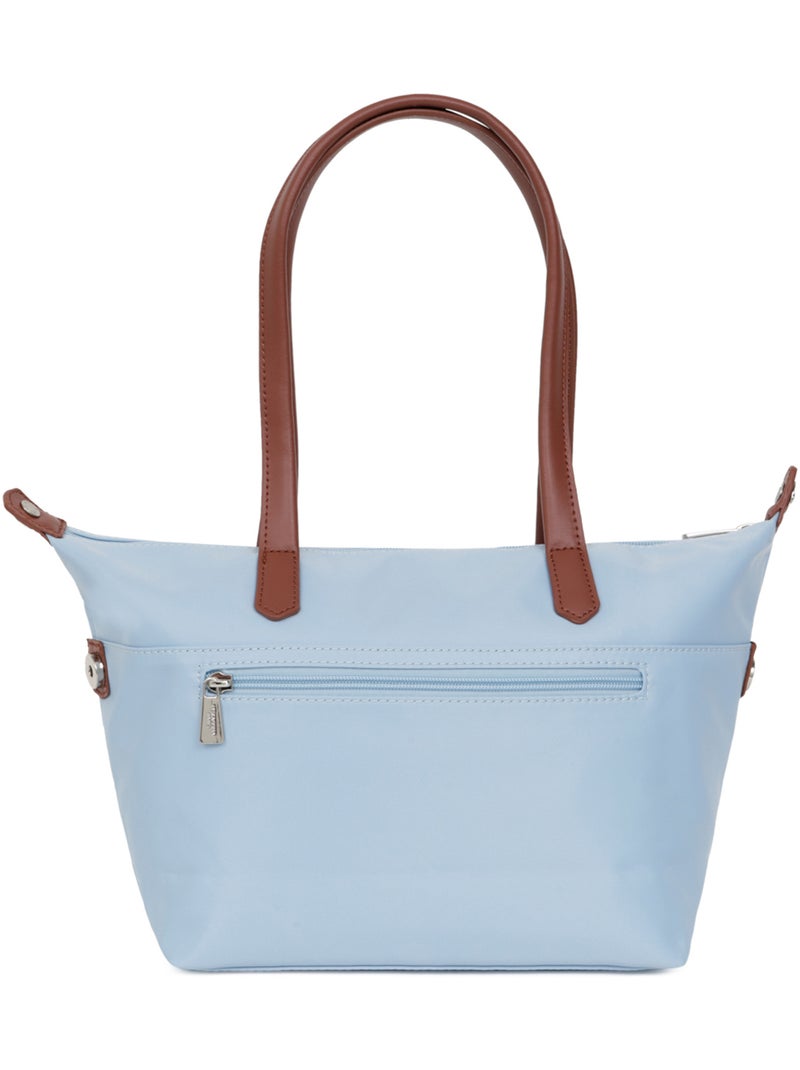 Sac cabas porté épaule  Moyen POP Bleu ciel - Kiabi