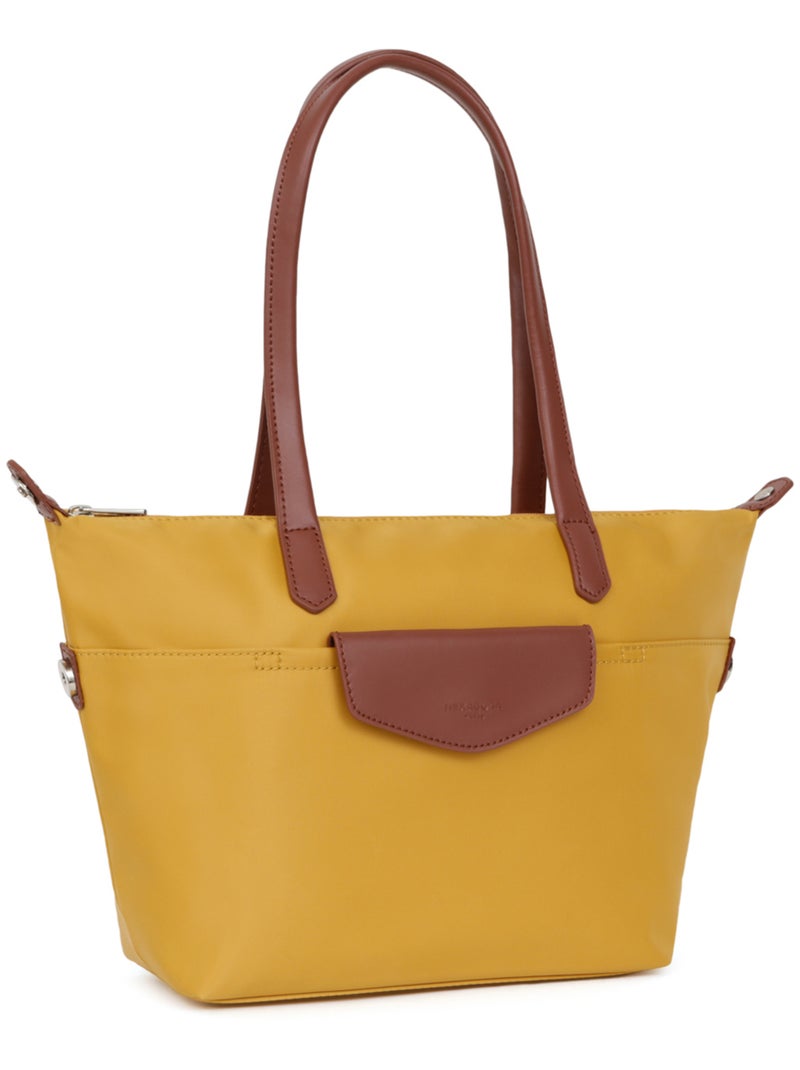 Sac cabas porté épaule  Moyen POP Jaune - Kiabi