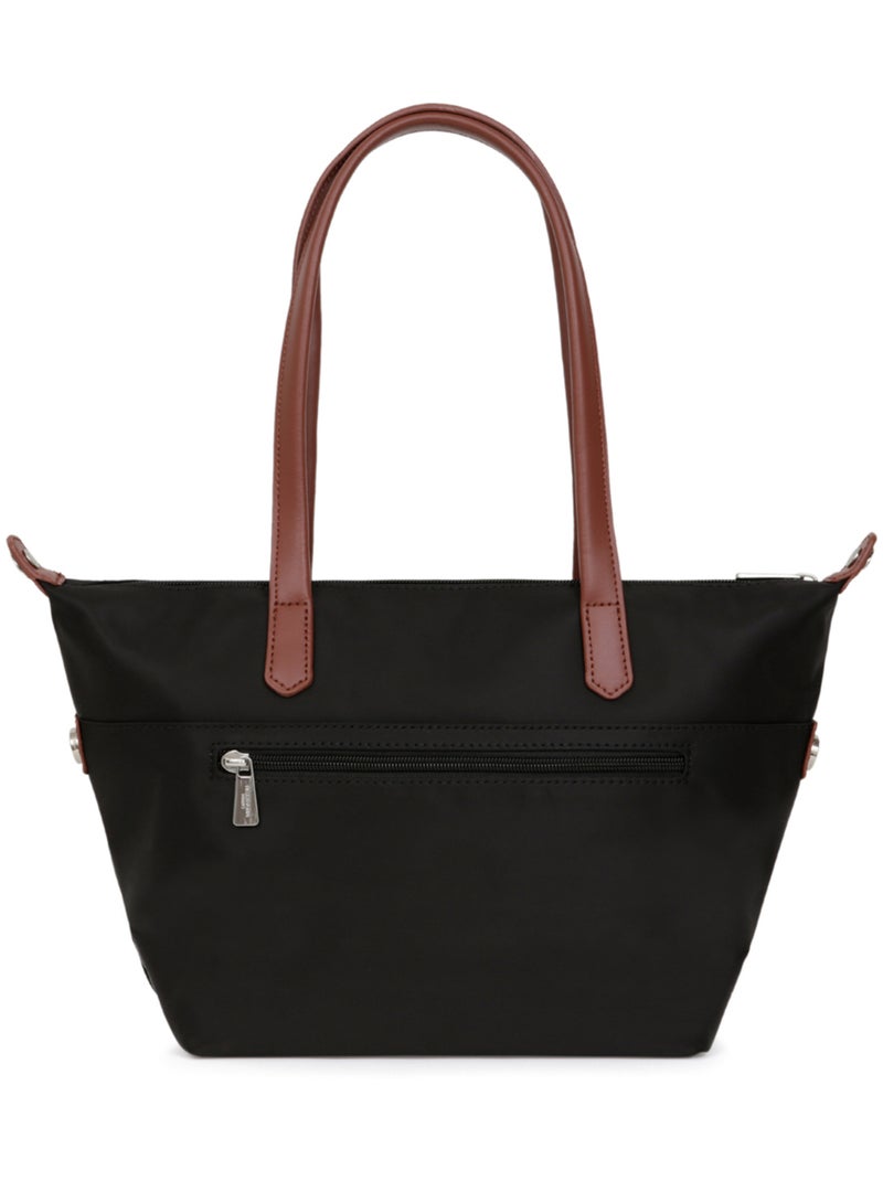 Sac cabas porté épaule  Moyen POP Noir Marron - Kiabi