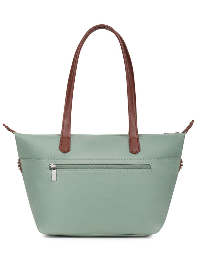 Sac cabas porté épaule  Moyen POP Vert clair - Kiabi
