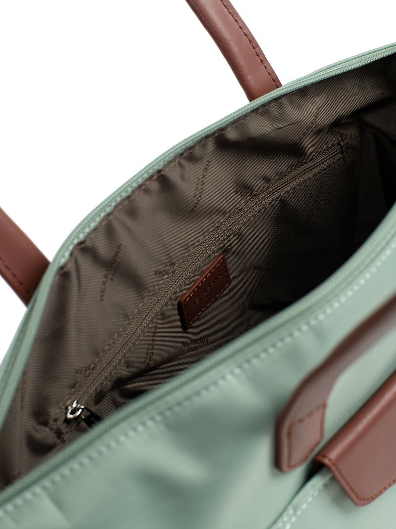 Sac cabas porté épaule  Moyen POP Vert clair - Kiabi