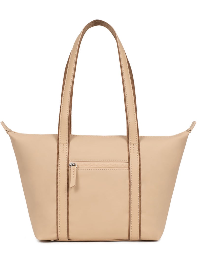 Sac cabas porté épaule  Moyen TARA Beige sable - Kiabi