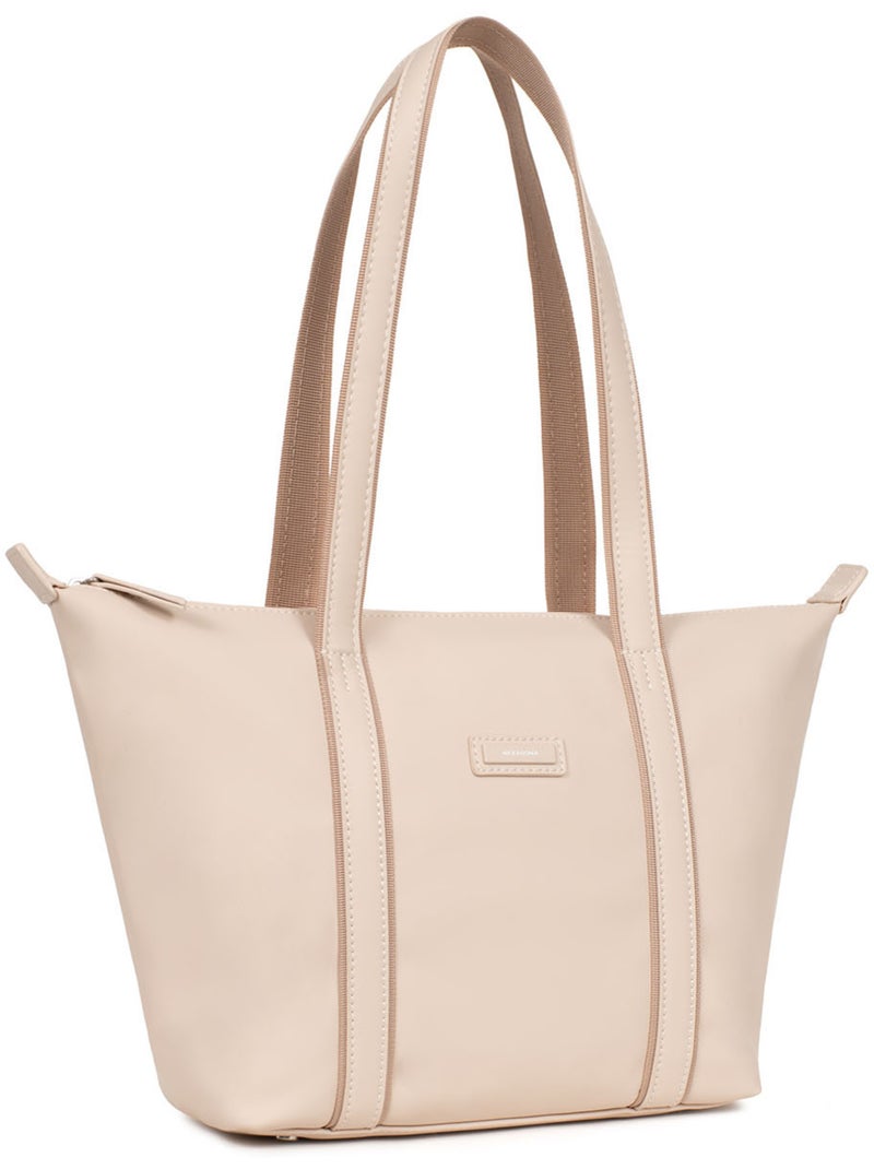Sac cabas porté épaule  Moyen TARA Ivoire - Kiabi