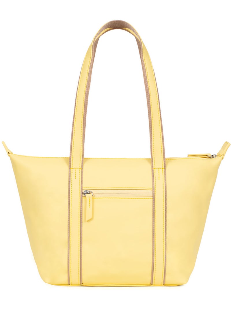 Sac cabas porté épaule  Moyen TARA Jaune - Kiabi