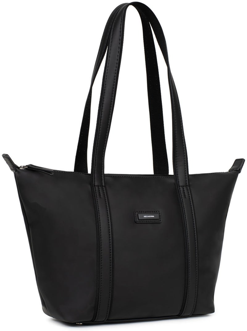 Sac cabas porté épaule  Moyen TARA Noir - Kiabi