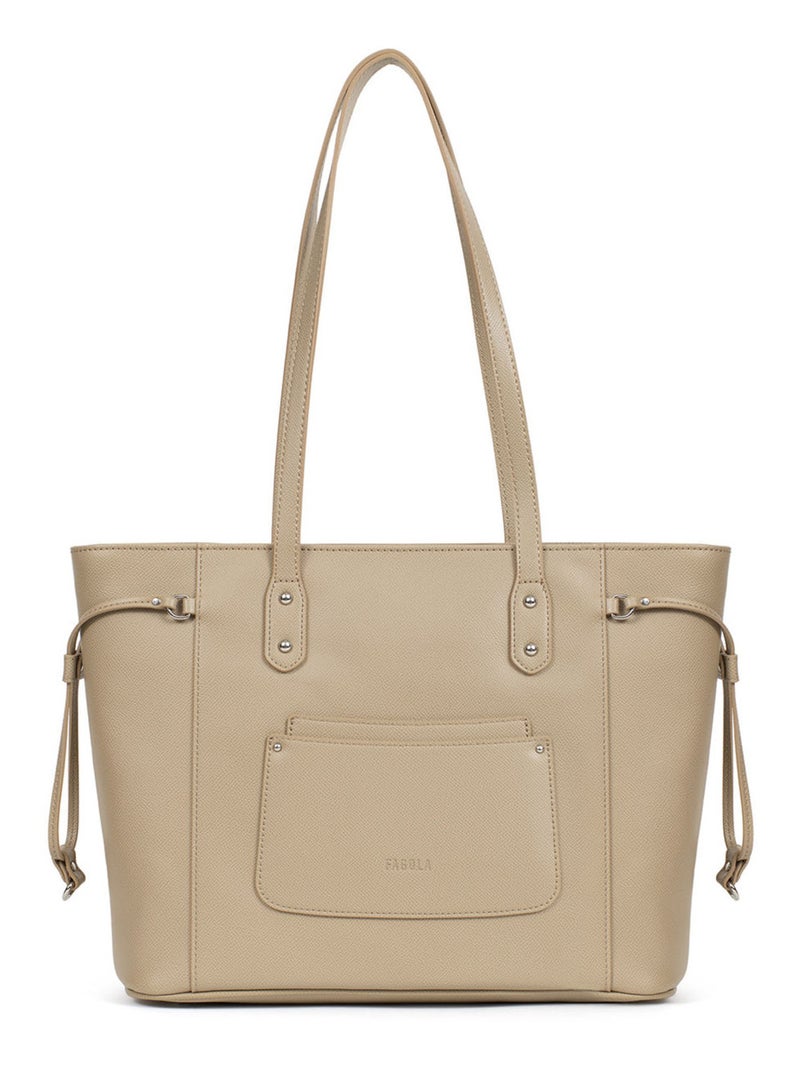 Sac cabas porté épaule Tessa Femme Marron foncé - Kiabi
