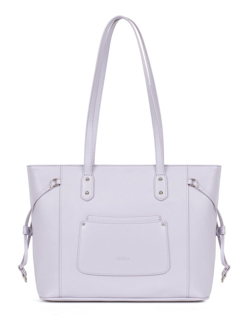 Sac cabas porté épaule Tessa Femme Mauve lilas - Kiabi