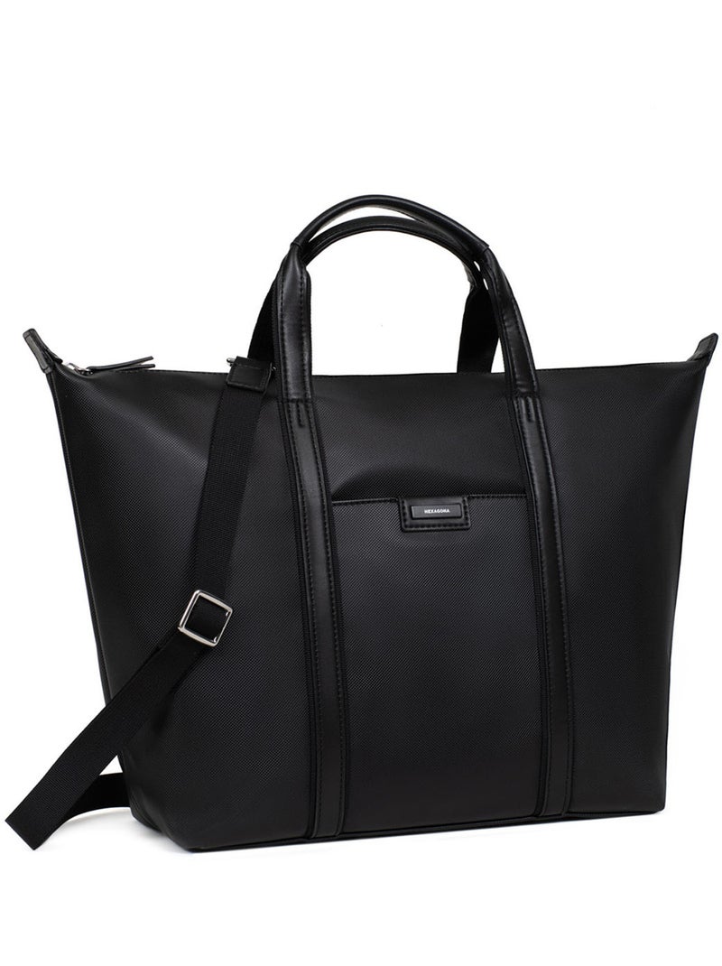 Sac cabas porté main  A4  Grand JOYCE Noir - Kiabi
