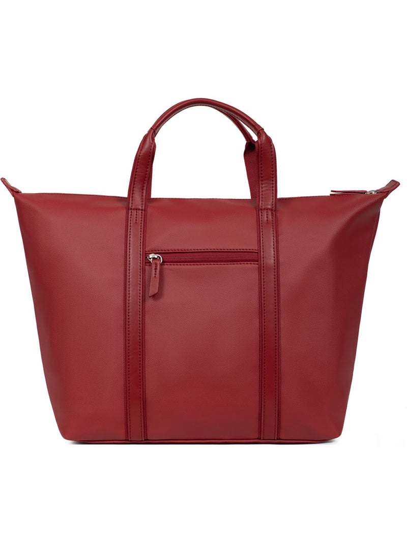 Sac cabas porté main  A4  Grand JOYCE Rouge foncé - Kiabi