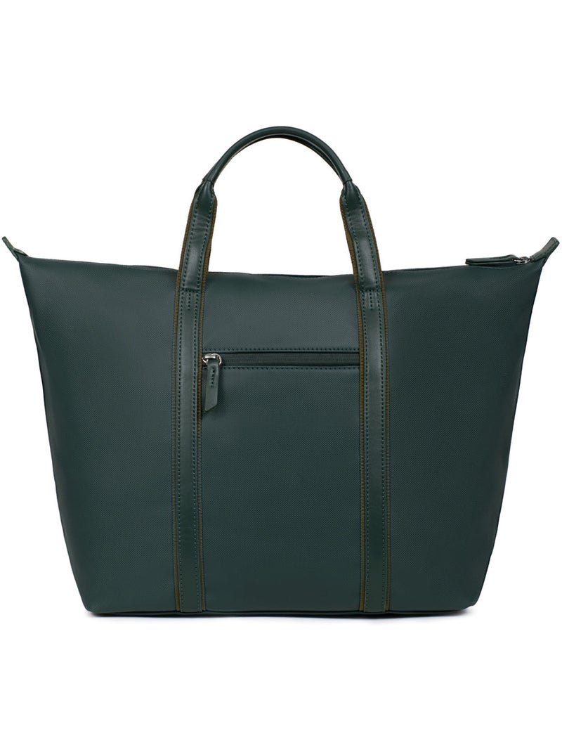 Sac cabas porté main  A4  Grand JOYCE Vert sapin - Kiabi