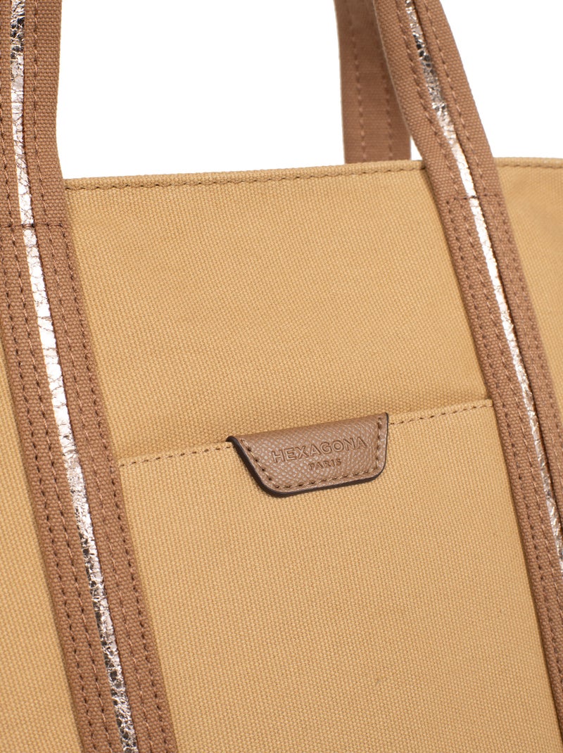 Sac cabas porté main  A4  Grand KAYA Beige sable - Kiabi