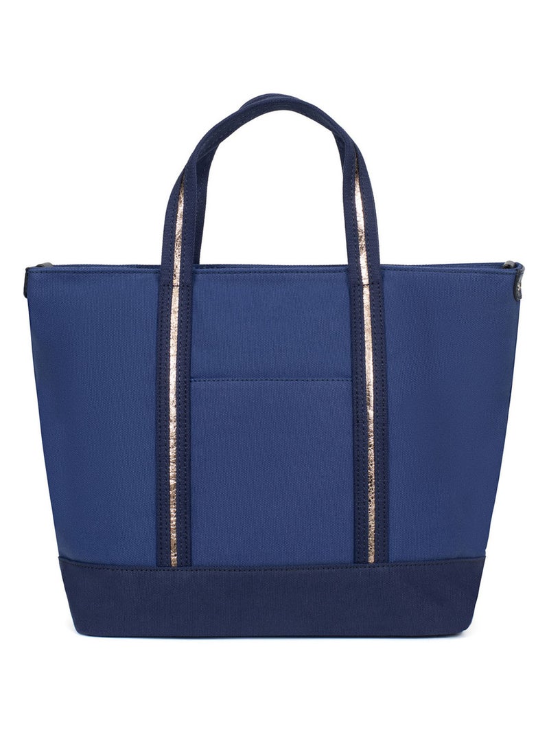 Sac cabas porté main  A4  Grand KAYA Bleu marine - Kiabi