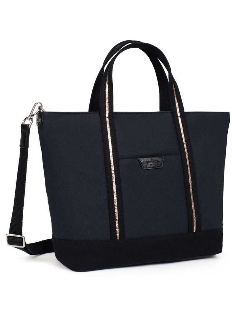 Sac cabas porté main  A4  Grand KAYA Bleu nuit - Kiabi