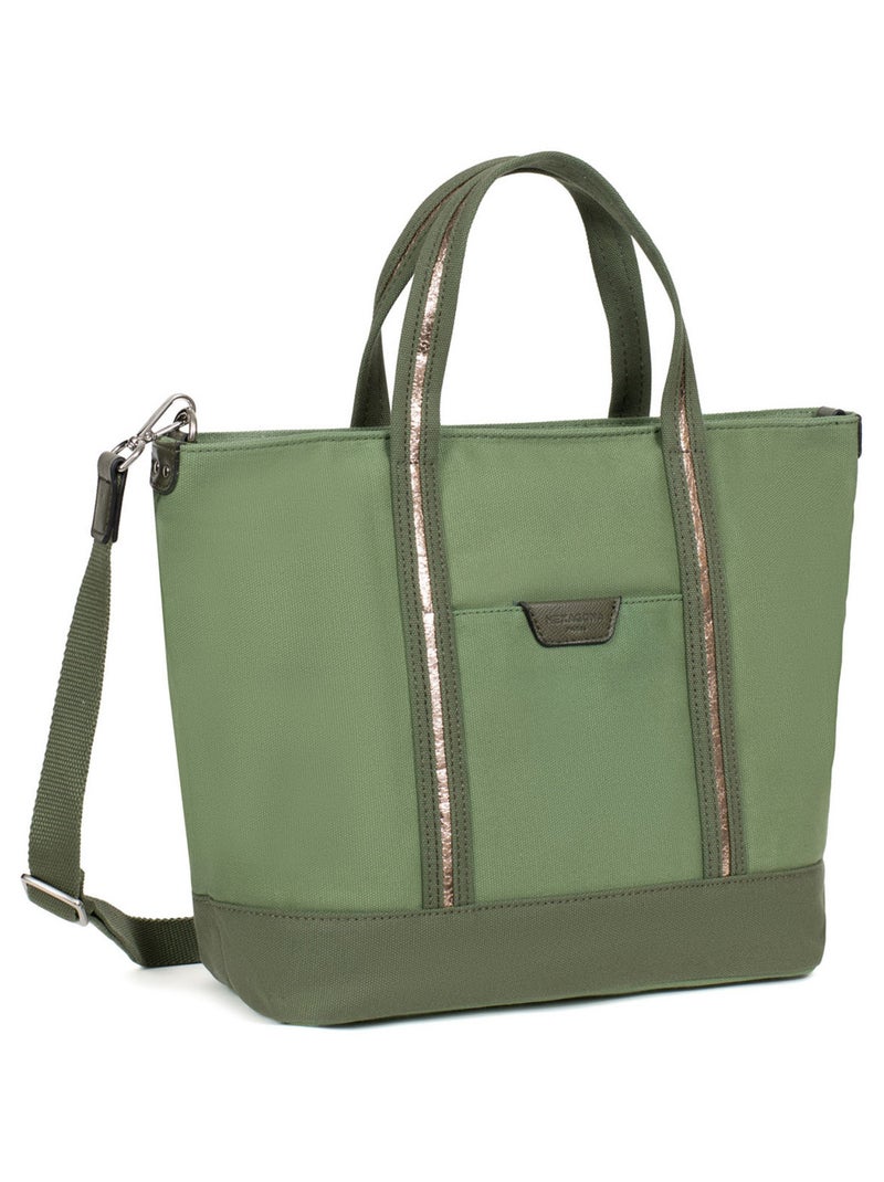 Sac cabas porté main  A4  Grand KAYA Kaki - Kiabi
