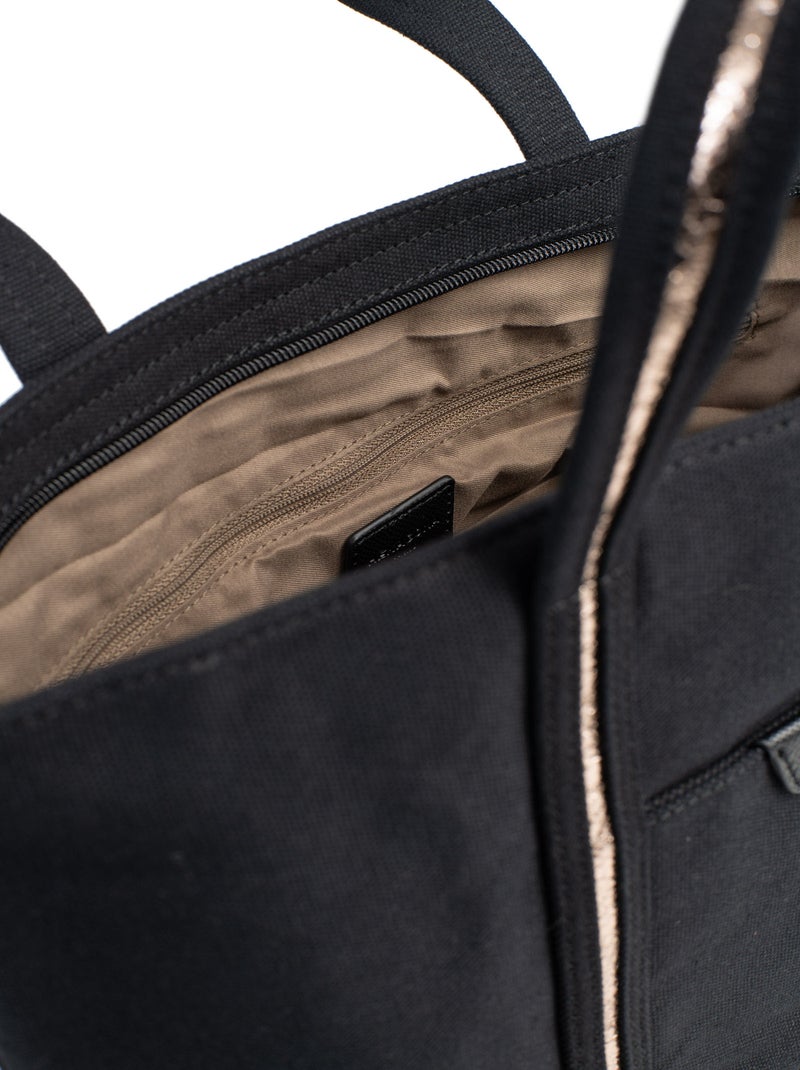 Sac cabas porté main  A4  Grand KAYA Noir - Kiabi