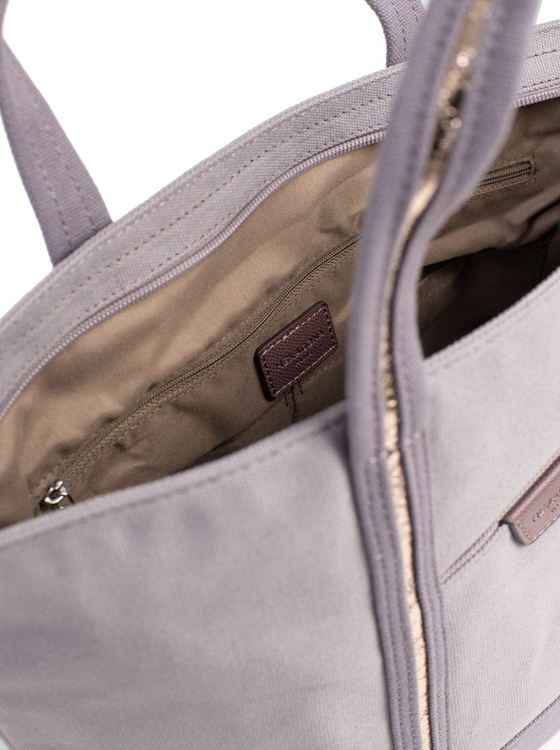 Sac cabas porté main  A4  Grand KAYA Violet clair - Kiabi