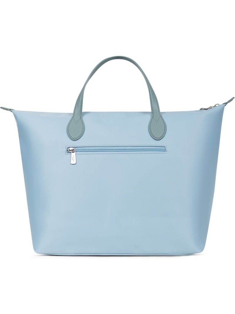 Sac cabas porté main  A4  Grand KIANA Bleu ciel - Kiabi
