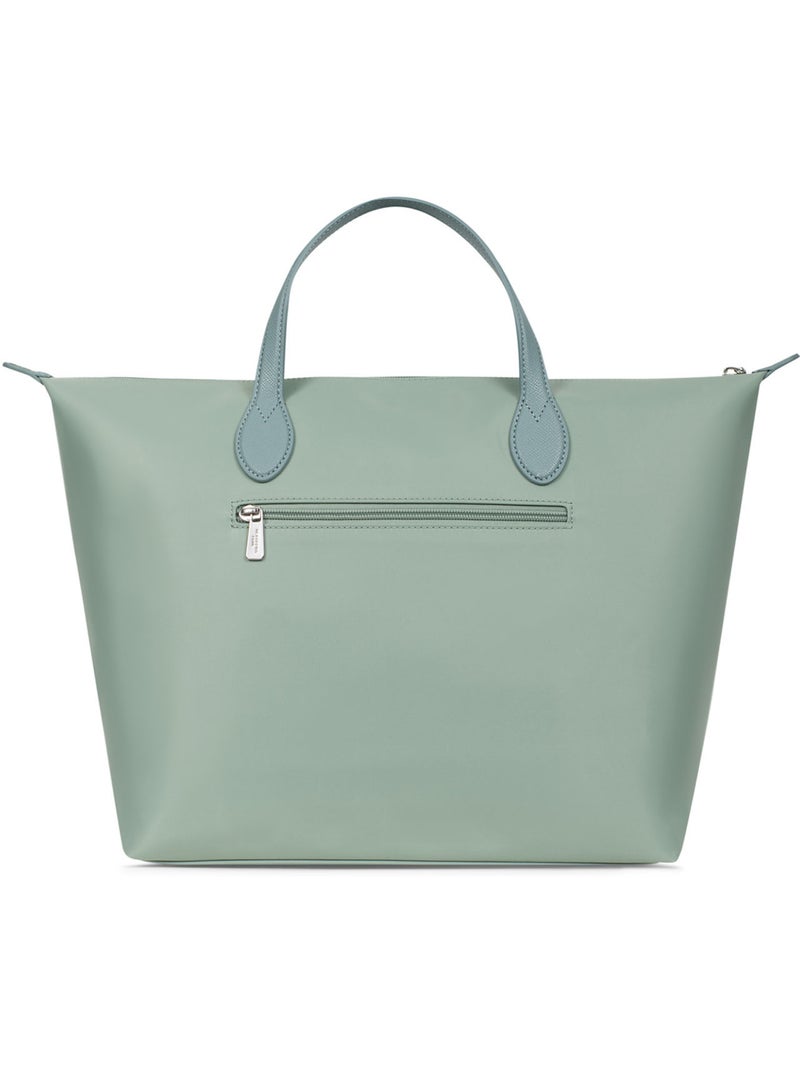 Sac cabas porté main  A4  Grand KIANA Vert clair - Kiabi