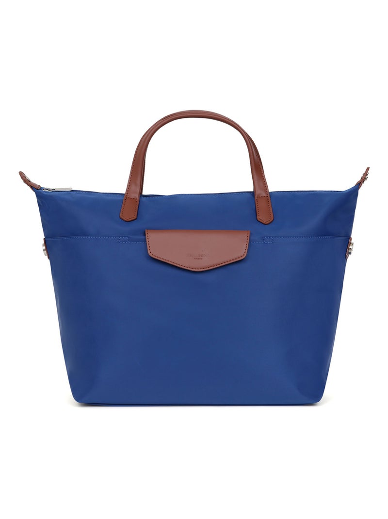 Sac cabas porté main  A4  Grand POP Bleu azur - Kiabi