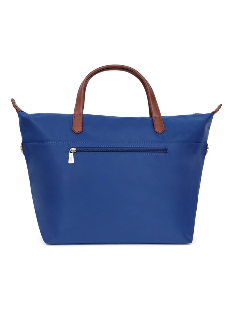 Sac cabas porté main  A4  Grand POP Bleu azur - Kiabi