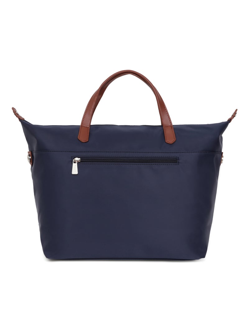 Sac cabas porté main  A4  Grand POP Bleu marine - Kiabi
