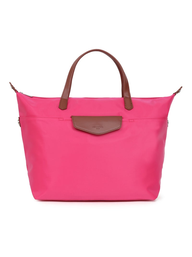 Sac cabas porté main  A4  Grand POP Rose fushia - Kiabi