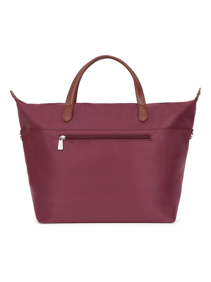 Sac cabas porté main  A4  Grand POP Violet prune - Kiabi