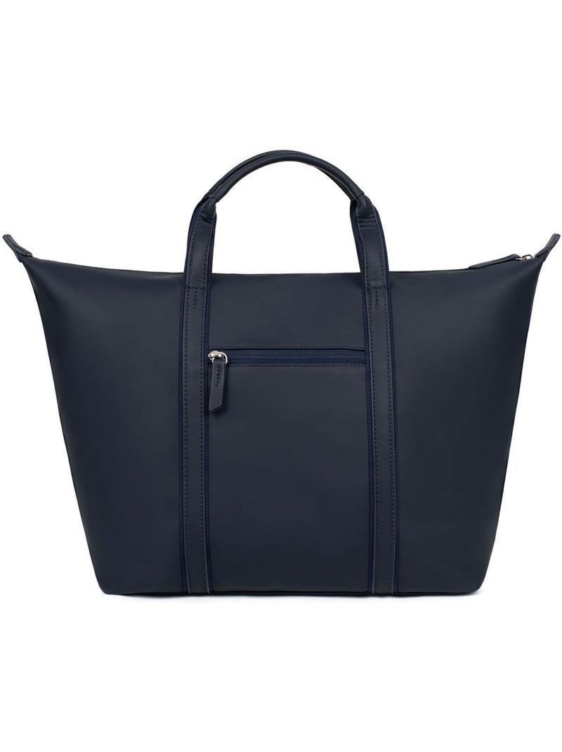 Sac cabas porté main  A4  Grand TARA Bleu nuit - Kiabi