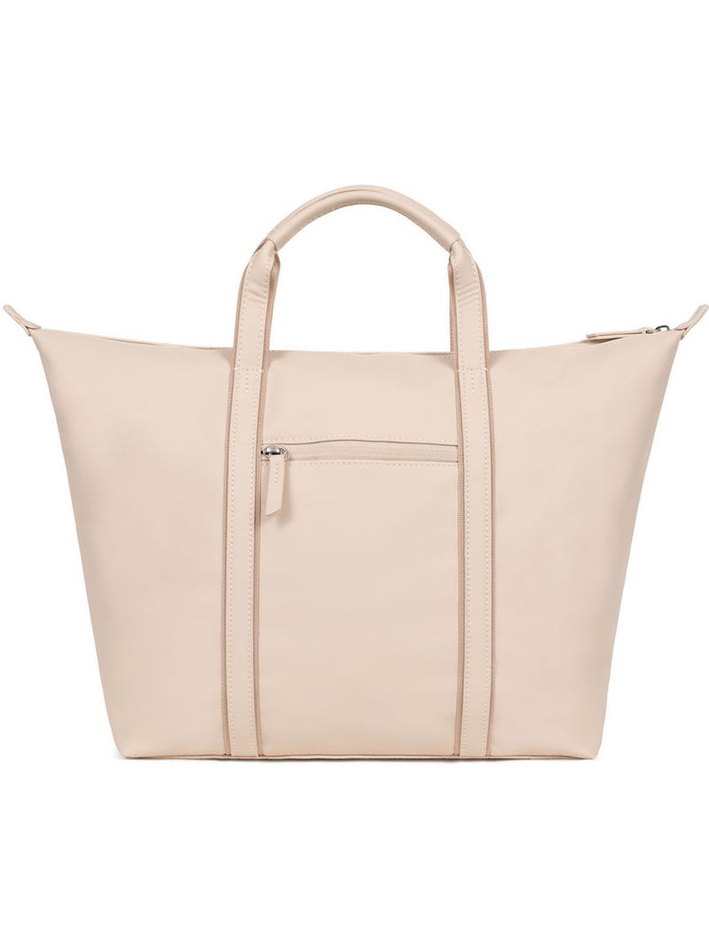 Sac cabas porté main  A4  Grand TARA Ivoire - Kiabi