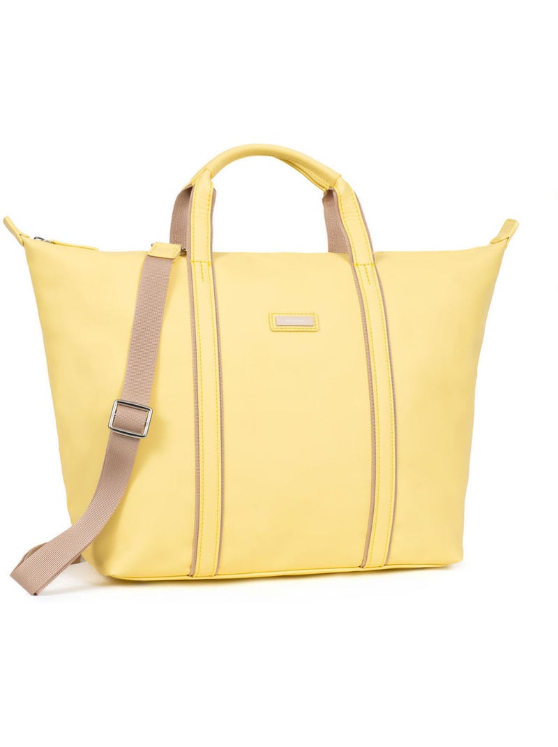 Sac cabas porté main  A4  Grand TARA Jaune - Kiabi