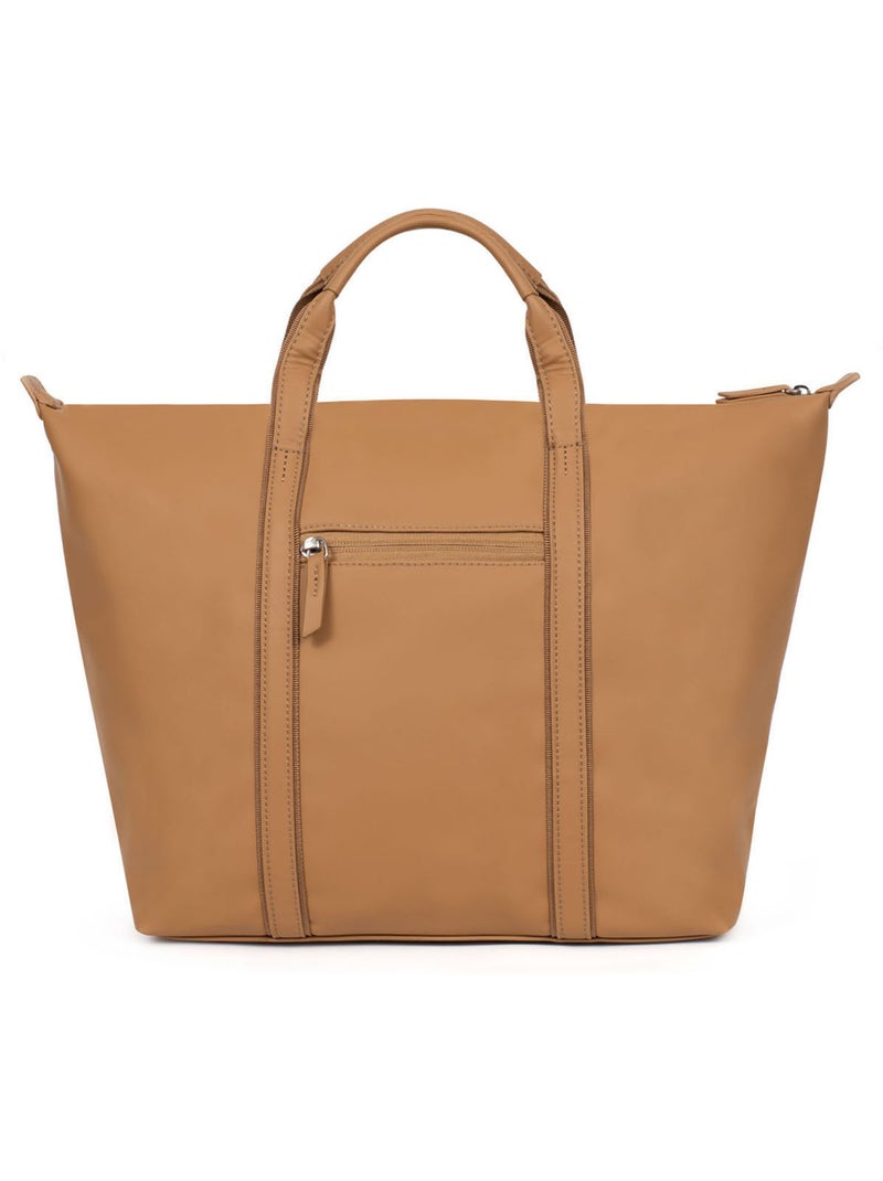 Sac cabas porté main  A4  Grand TARA Marron clair - Kiabi