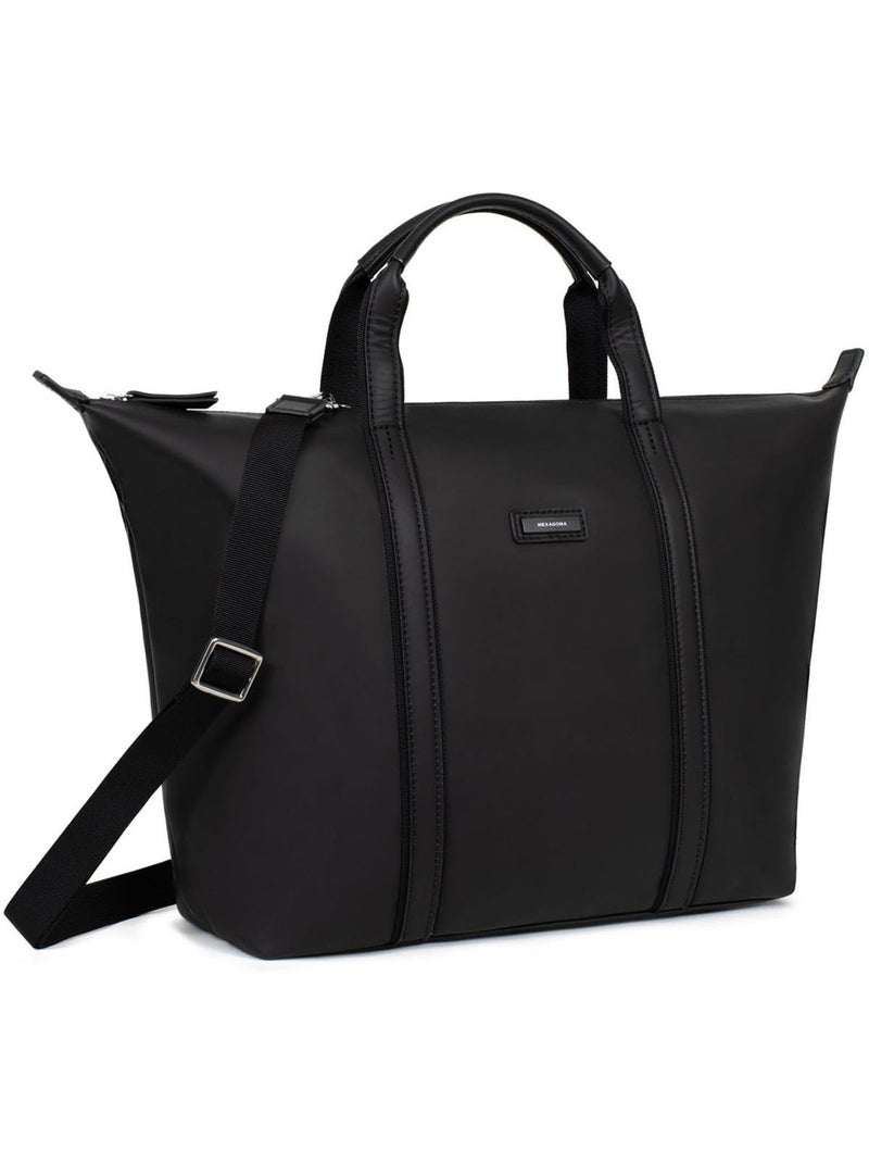 Sac cabas porté main  A4  Grand TARA Noir - Kiabi