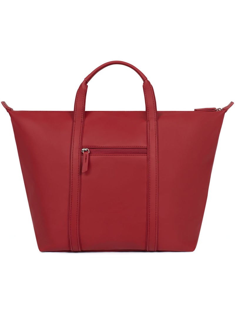 Sac cabas porté main  A4  Grand TARA Rouge foncé - Kiabi