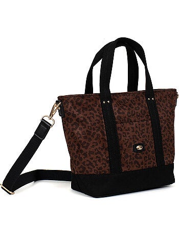 Sac cabas porté main léonie hexagona
