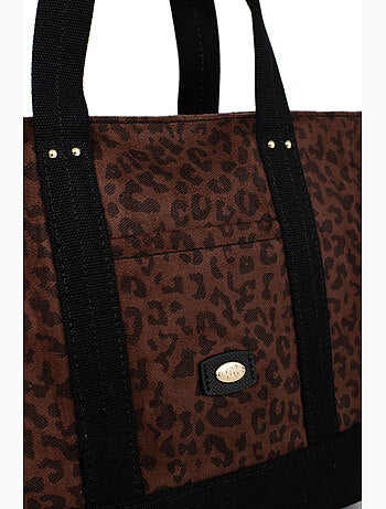 Sac cabas porté main léonie hexagona