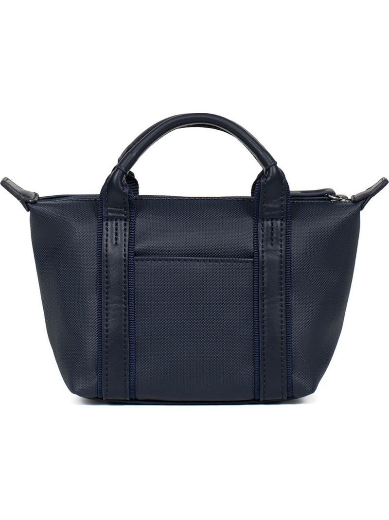 Sac cabas porté main  Mini JOYCE Bleu nuit - Kiabi