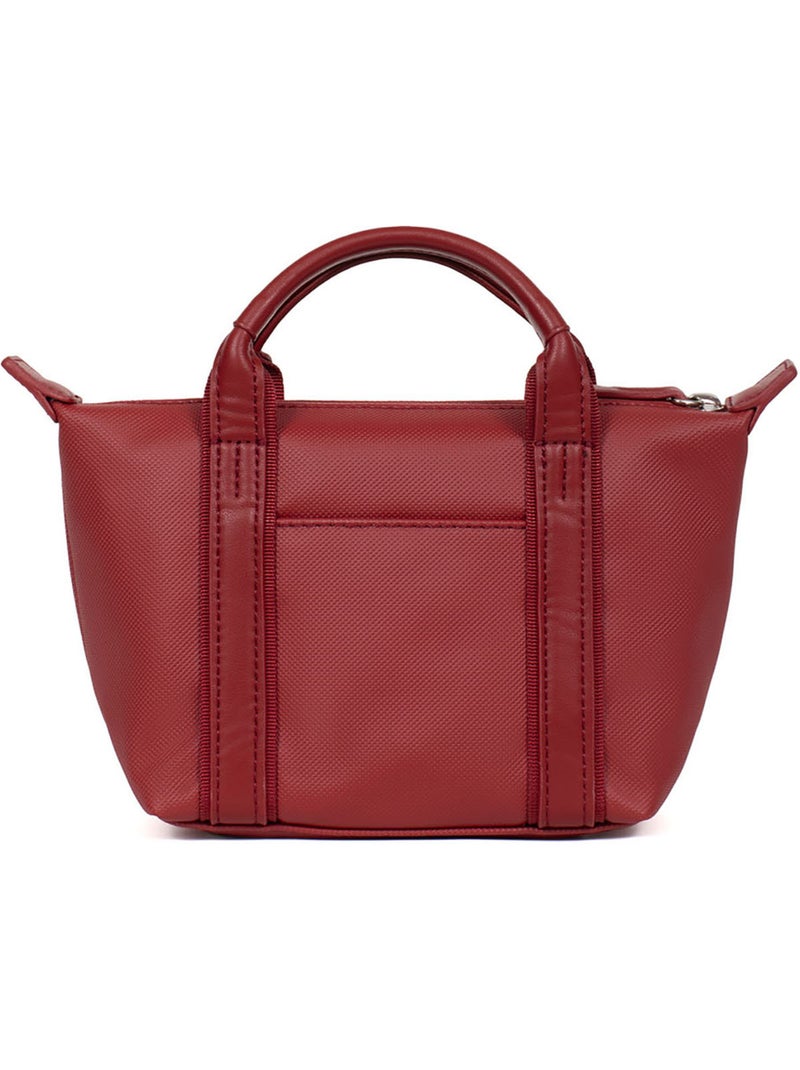 Sac cabas porté main  Mini JOYCE Rouge foncé - Kiabi